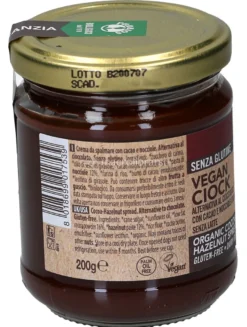 Vegan Ciock - Crema Spalmabile Bio con cacao e Nocciole Italiane