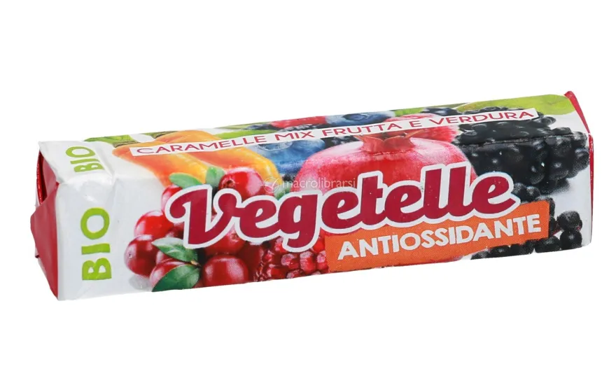 Vegetelle Bio - Caramelle mix frutta e verdura - Antiossidante