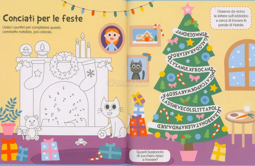 Vetrofanie Gommose - Natale Actvity Book
