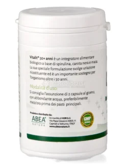 Vitalit 50+ Anni - Integratore di Spirulina, Carota Nera e Maca