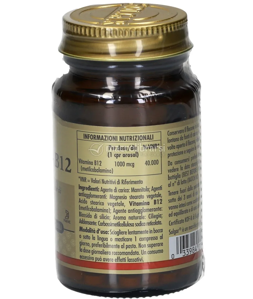 Vita MetaB12 - Integratore di Vitamina B12 (Metilcobalamina)