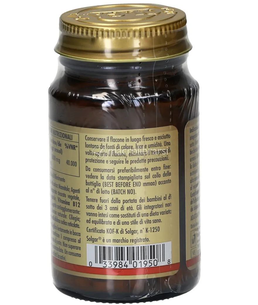 Vita MetaB12 - Integratore di Vitamina B12 (Metilcobalamina)