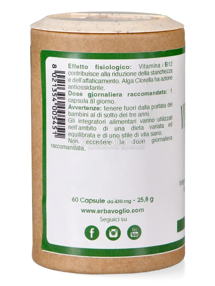Vitamina B12 & Clorella in Capsule