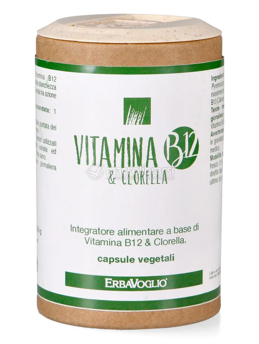 Vitamina B12 & Clorella in Capsule