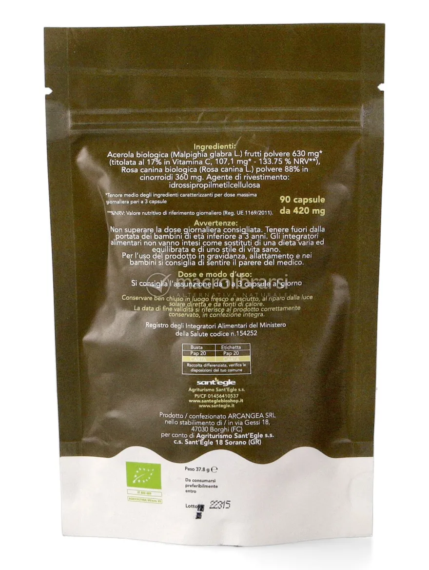 Vitamina C Naturale Biologica