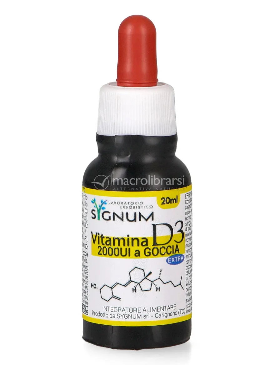 Vitamina D3 2000 UI a Goccia - 20 ml