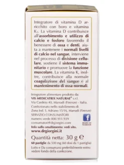Vitamina D Vegana con K2 e Boro - Pastiglie