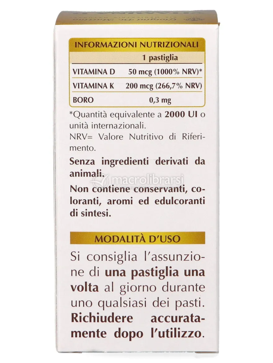 Vitamina D Vegana con K2 e Boro - Pastiglie