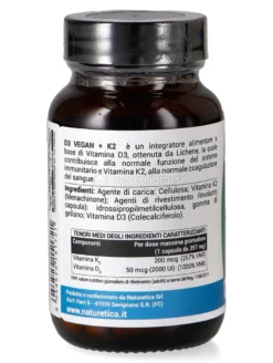 Vitamina D3 Vegan + K2