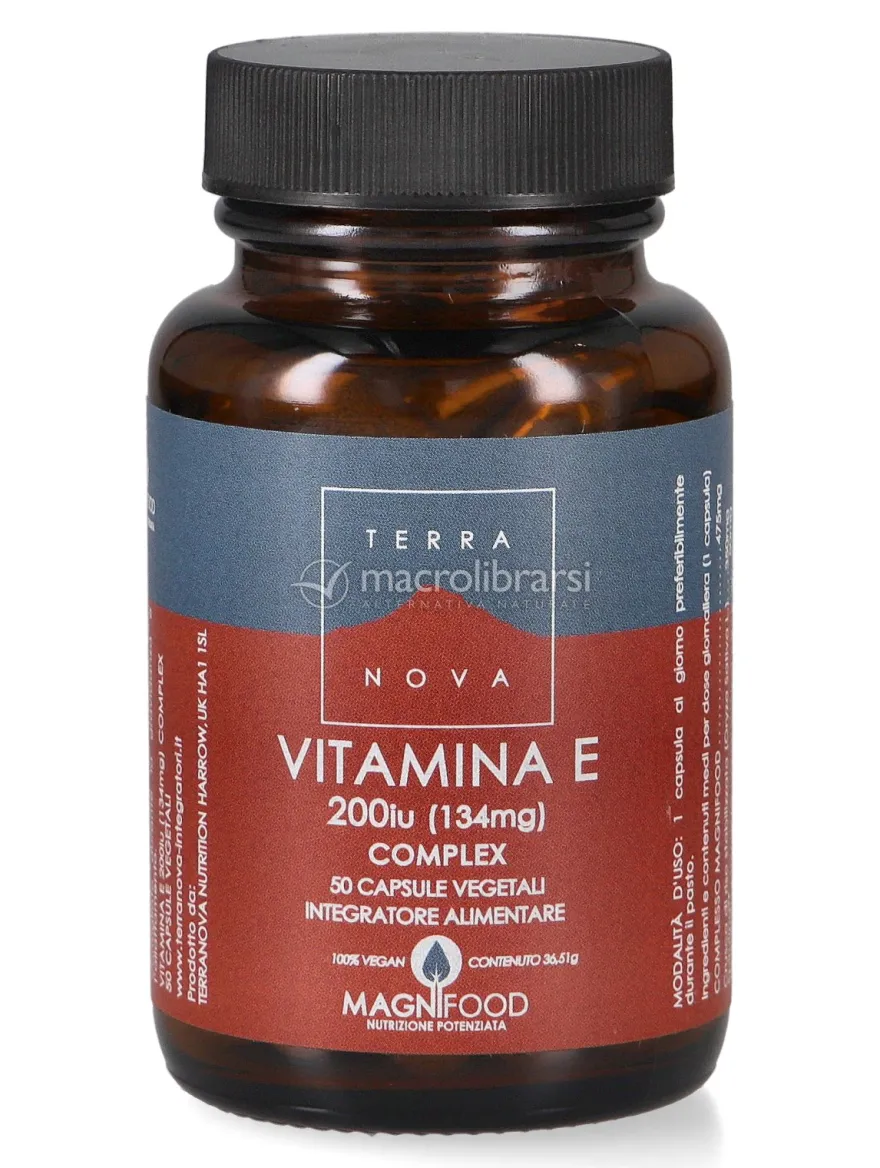 Vitamina E Complex - Integratore di Vitamina E, Spirulina, Olivello spinoso e Acai