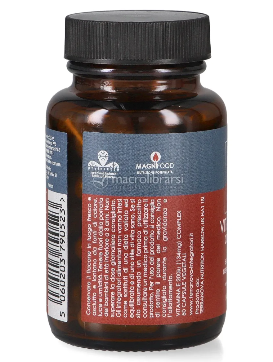 Vitamina E Complex - Integratore di Vitamina E, Spirulina, Olivello spinoso e Acai