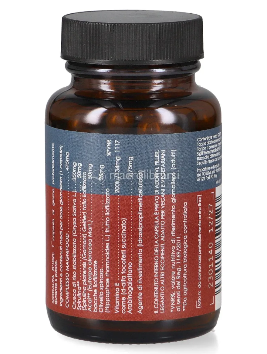 Vitamina E Complex - Integratore di Vitamina E, Spirulina, Olivello spinoso e Acai