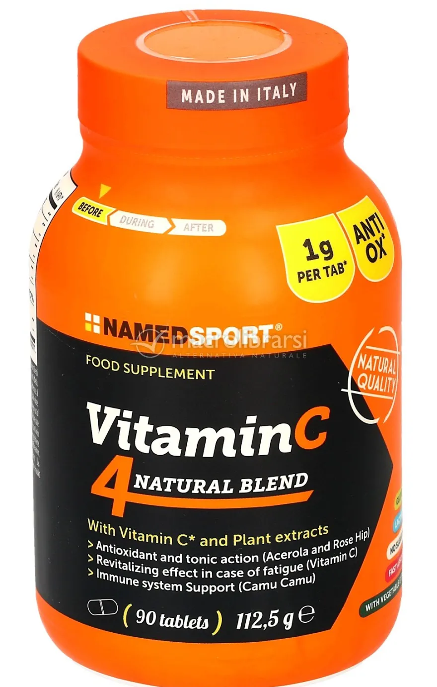 Vitamin C - 4 Natural Blend - Integratore in Compresse