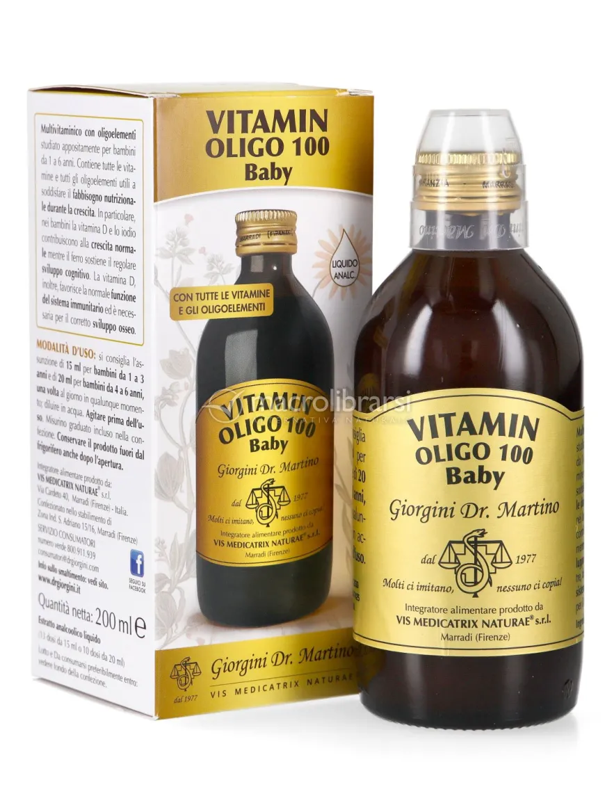 Vitamin Oligo 100 Analcolico Baby - 200 ml