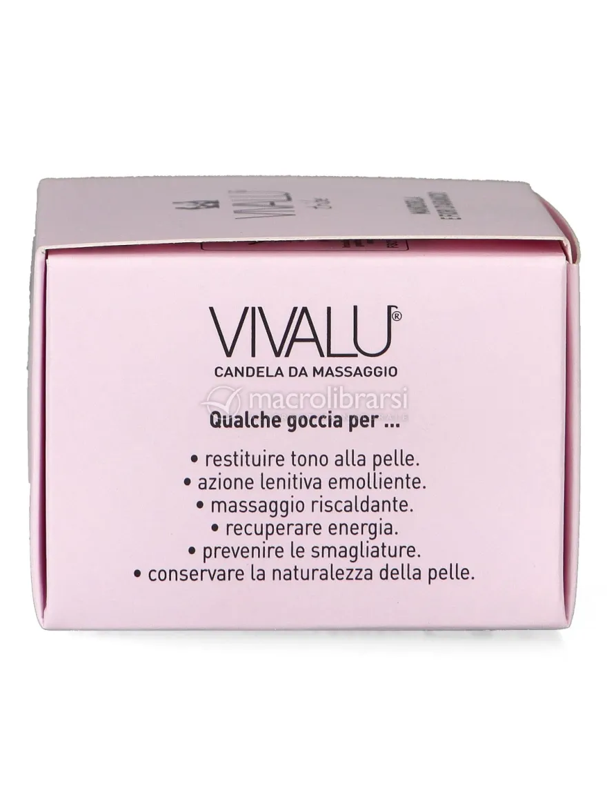 Vivalu Tribe Candela da Massaggio - Mandorle e Fiori d'Arancio