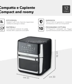 Vivo Air Fryer Multicooker - Friggitrice ad Aria - 4 in 1
