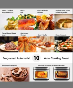 Vivo Air Fryer Multicooker - Friggitrice ad Aria - 4 in 1
