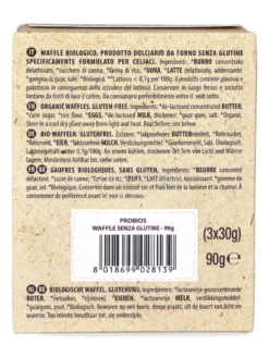 Waffle Biologico Senza Glutine
