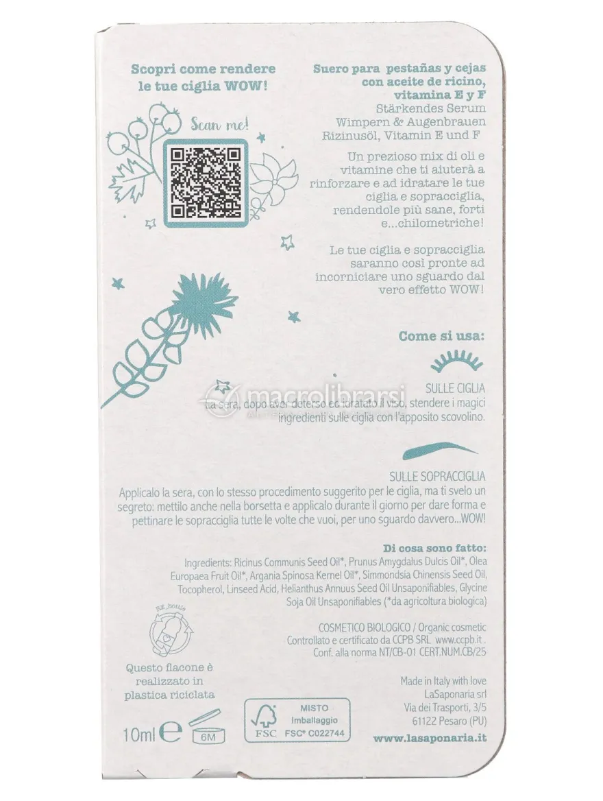 Wow - Siero Rinforzante Ciglia e Sopracciglia
