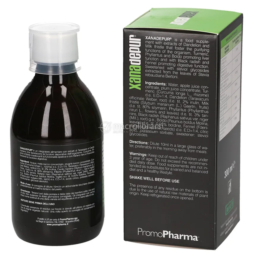 Xanadepur - Integratore con Estratti di Tarassaco e Cardo Mariano