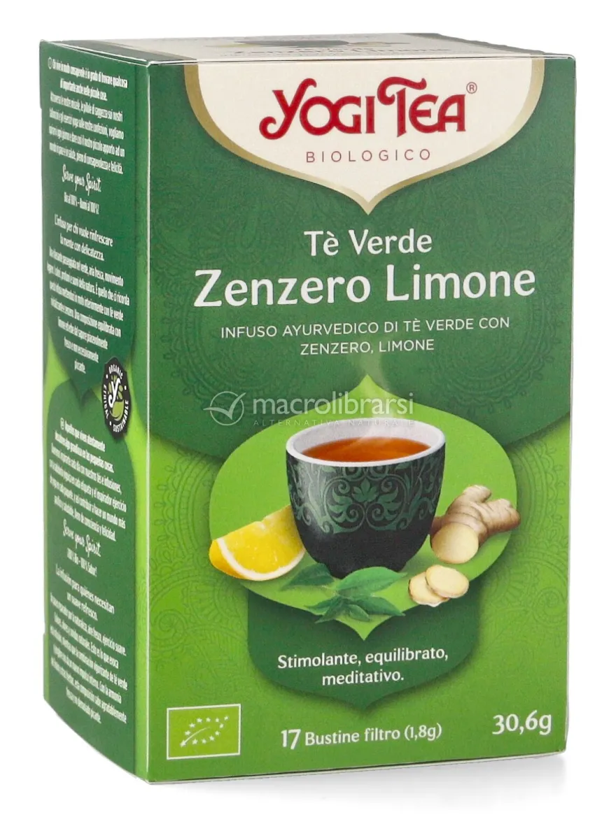 YOGI TEA® - Infuso Tè Verde Zenzero e Limone Bio