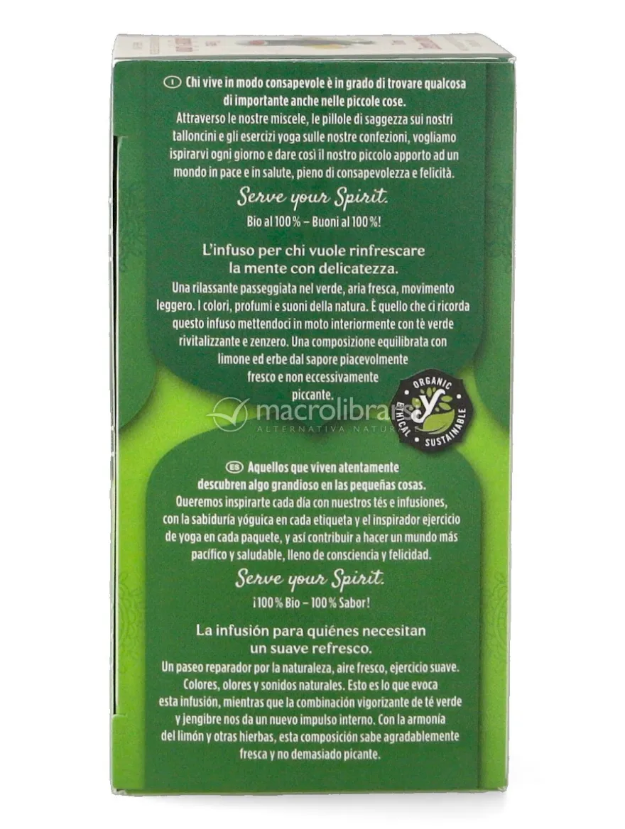 YOGI TEA® - Infuso Tè Verde Zenzero e Limone Bio