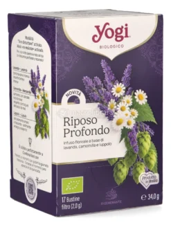 YOGI TEA® Riposo Profondo - Infuso Floreale con Lavanda, Camomilla e Luppolo