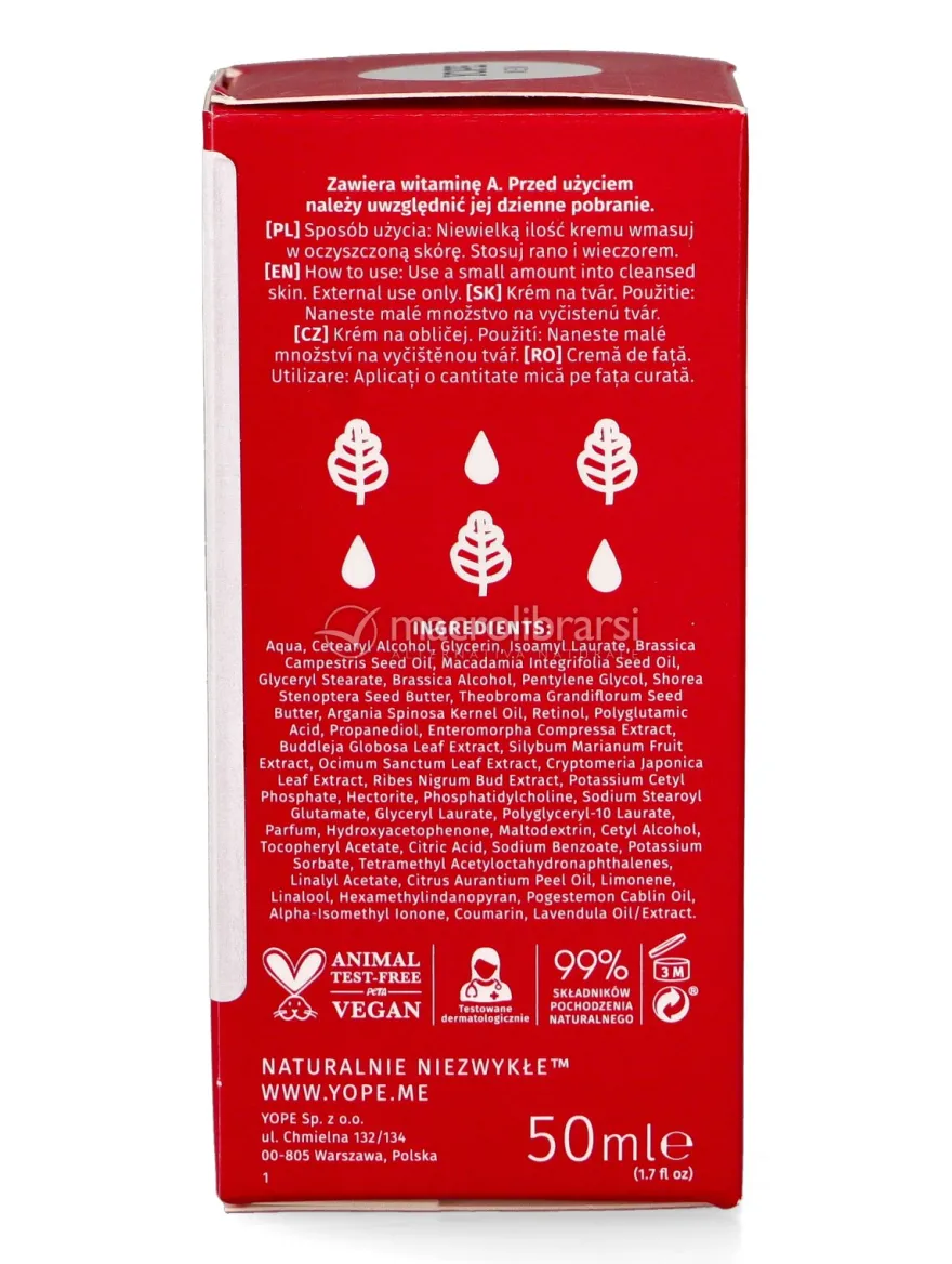 Yope Men - Power Face Crema Viso Anti Age Uomo