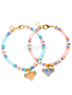 You & Me - Braccialetti Heishi Cuori