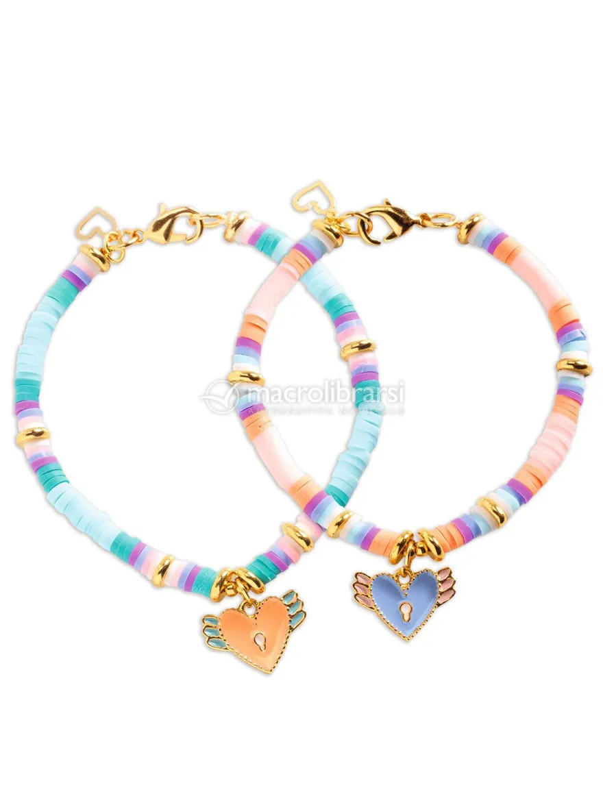 You & Me - Braccialetti Heishi Cuori