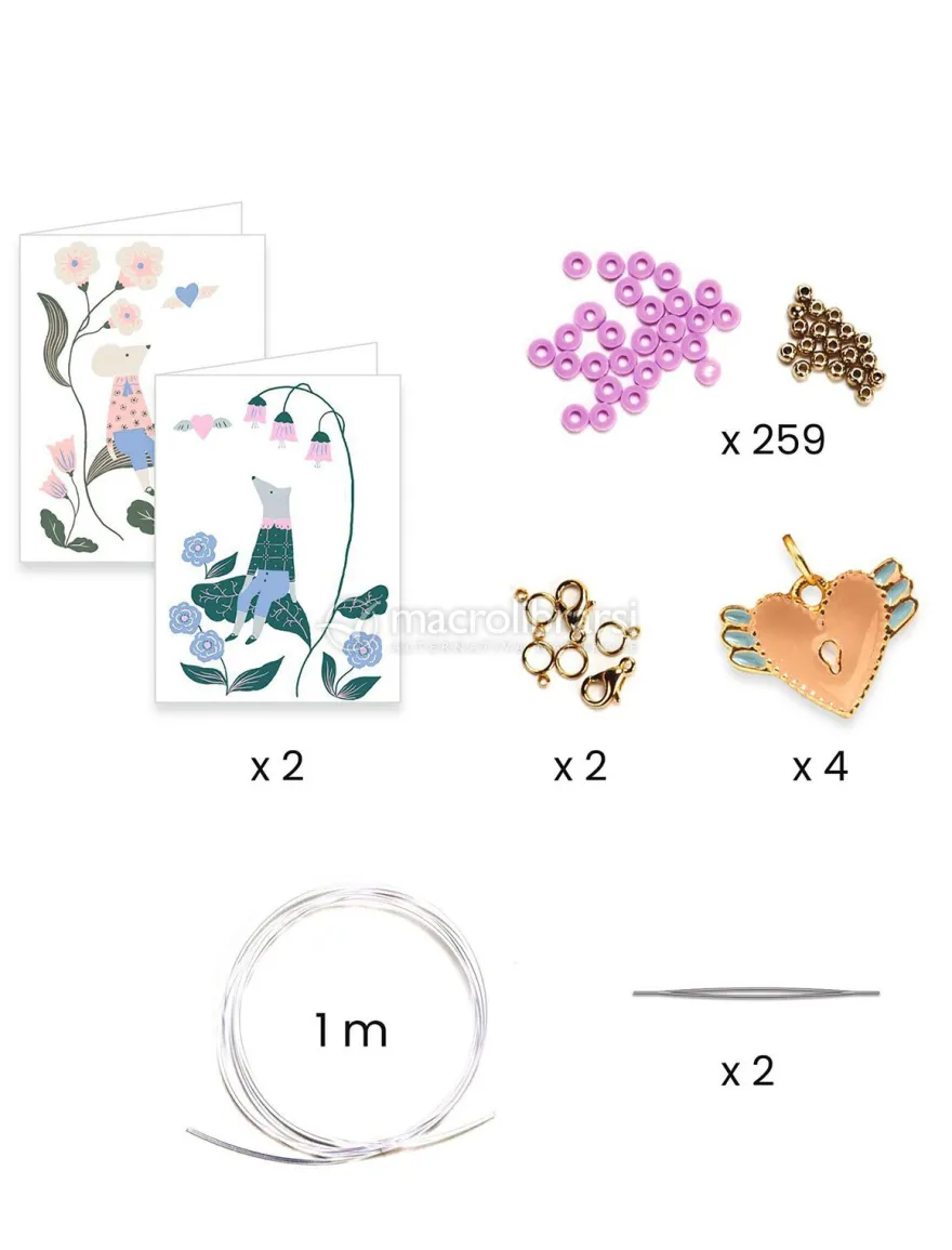You & Me - Braccialetti Heishi Cuori