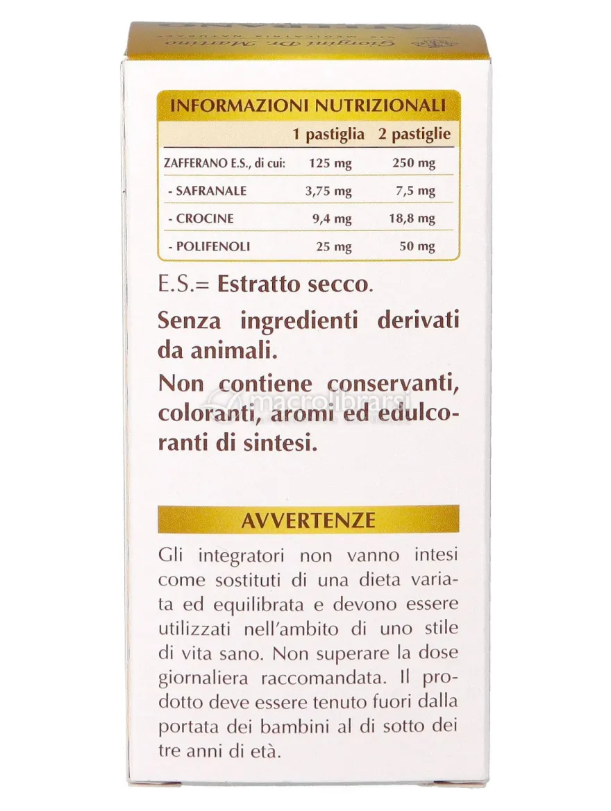 Zafferano Estratto - Pastiglie