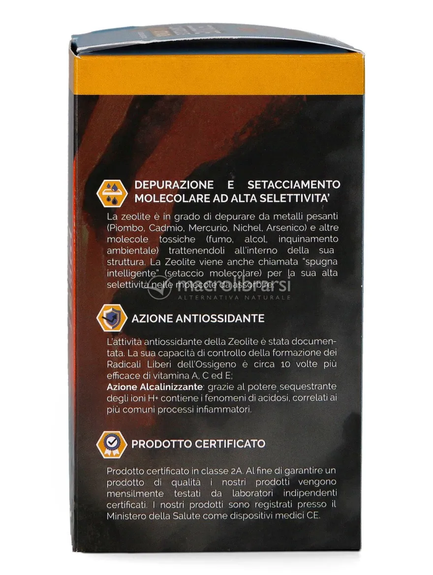 Zeolite Clinoptilolite Attivata - 100 Capsule da 900 mg