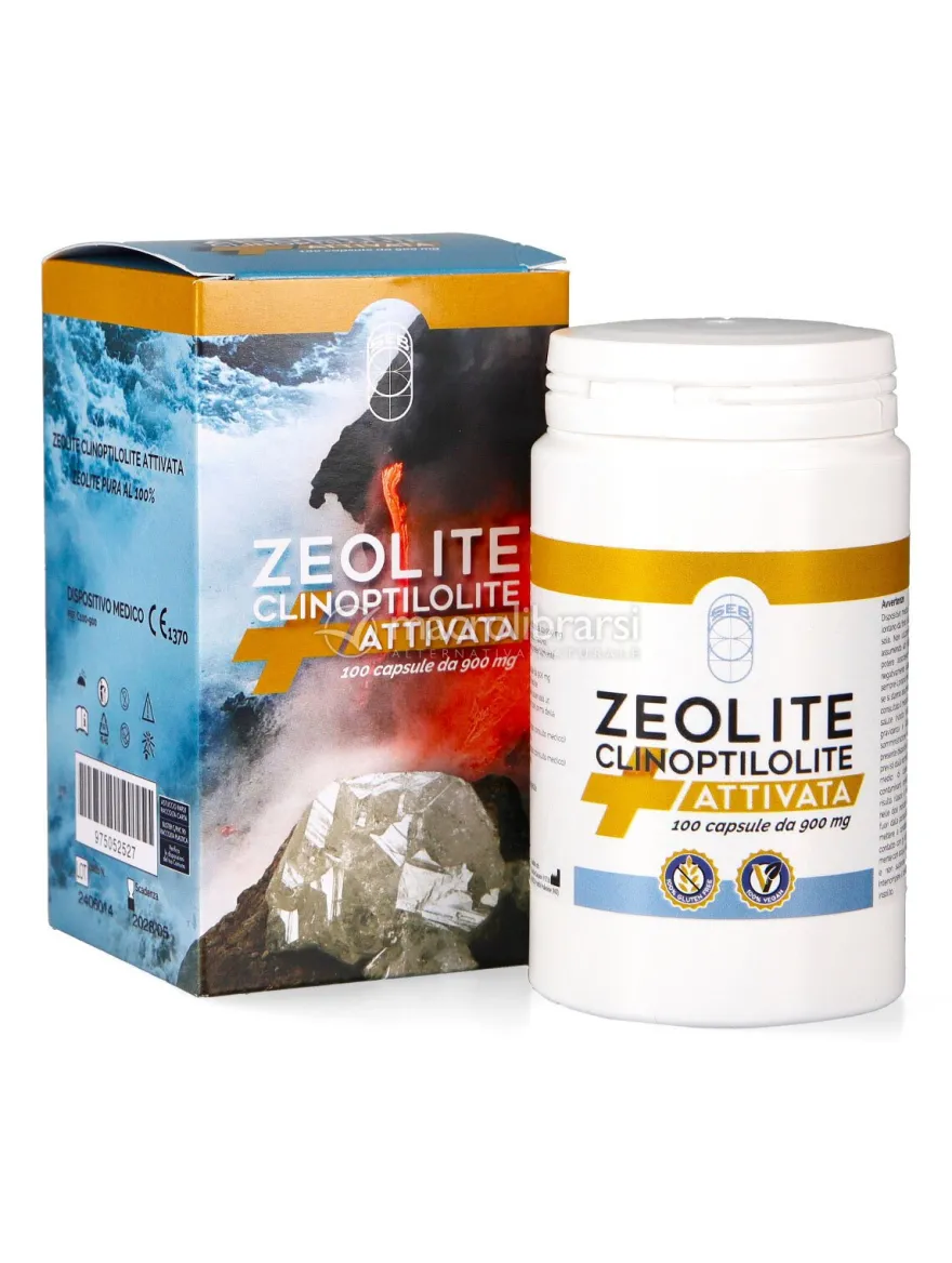 Zeolite Clinoptilolite Attivata - 100 Capsule da 900 mg