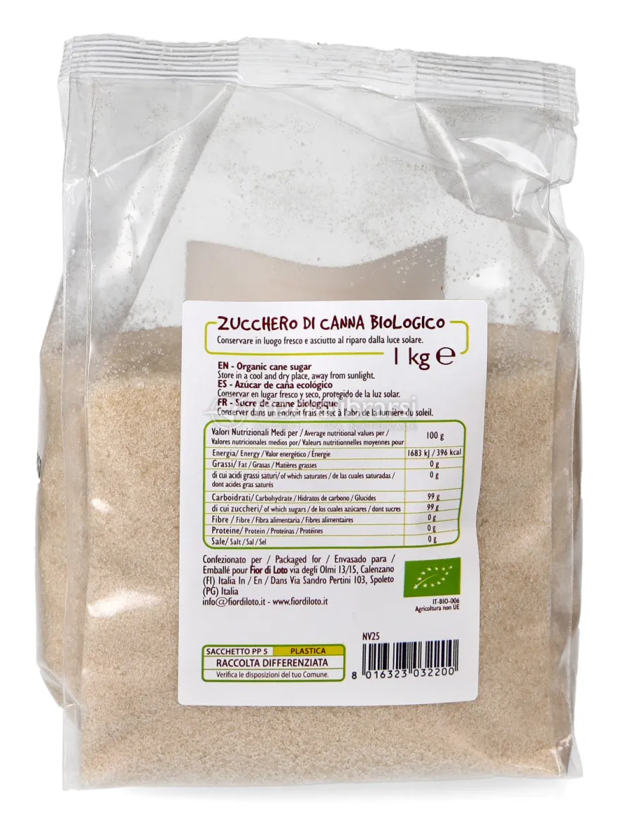 Zucchero di Canna Biologico
