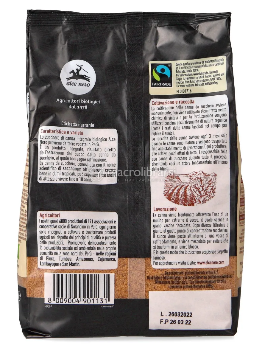 Zucchero di Canna Integrale Bio