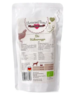 Zuppa di Pollo Biologica per Cani